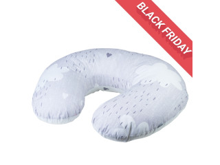 Подушка Bubaba by FreeON Hearts and Clouds 70х60 см, grey