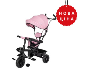 Триколісний дитячий велосипед Free2Move Sport Black Pink