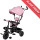 Триколісний дитячий велосипед Free2Move Sport, black - pink