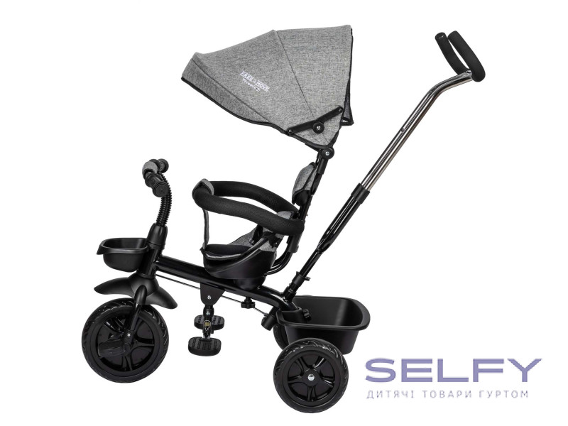 Триколісний дитячий велосипед Free2Move Sport Black Grey, Фото 6