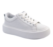 Кроссовки Ш-506 белая кожа, 30-39