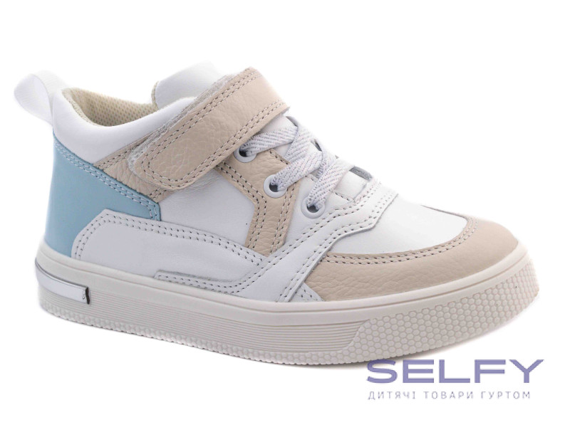 Кросівки Ш-515 а біла шкіра 29-40, Фото 1