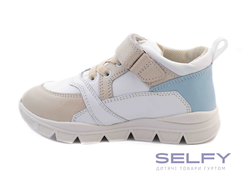 Кроссовки Ш-515 б белая кожа 29-40, Фото 3