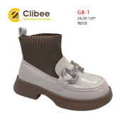 Туфлі дитячі Clibee GB-1 beige 26-30 по-розмірно