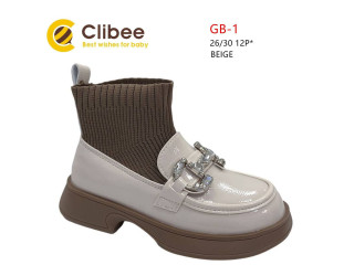 Туфлі дитячі Clibee GB-1 beige 26-30 по-розмірно