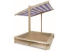 Дерев`яна пісочниця для дітей з дахом Free2Play 120x120x120 см, Фото 7