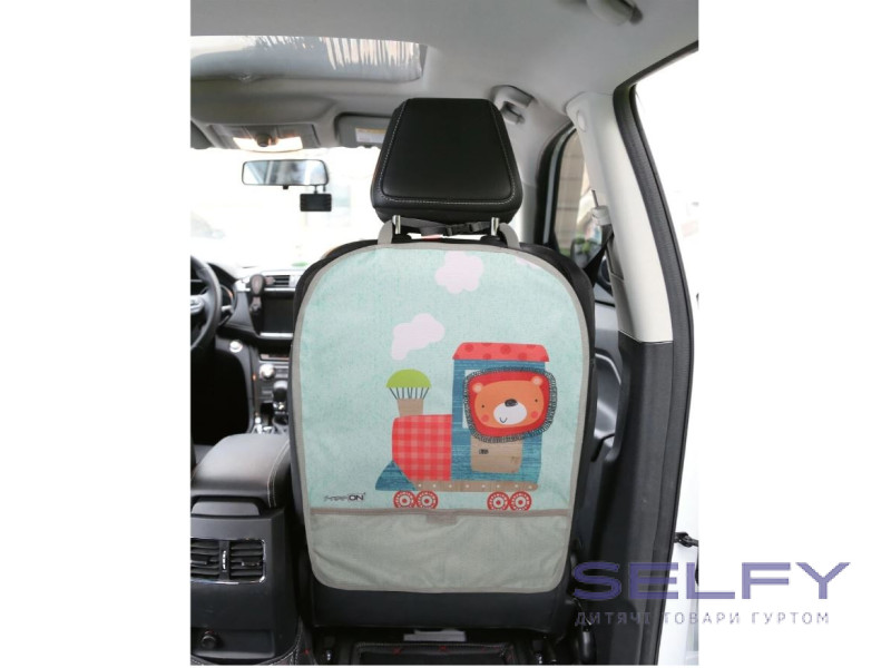 Захисний чохол на спинку сидіння автомобіля FreeON Train, green, Фото 3