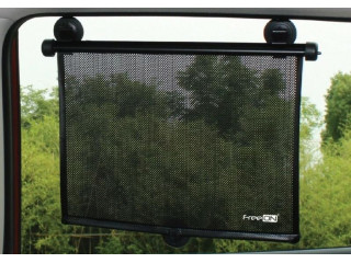 Шторка сонцезахисна в автомобіль FreeON 41×50 см, black
