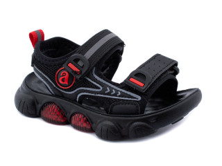 Босоножки детские Apawwa ZX95 black-red 26-31