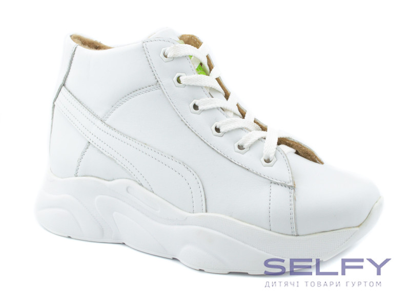 Распродажа! Кожаные ботинки белые на байках. 37,39 размера.  УЦЕНКА, Фото 1