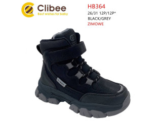 Черевики дитячі Clibee HB364 black-grey 26-31