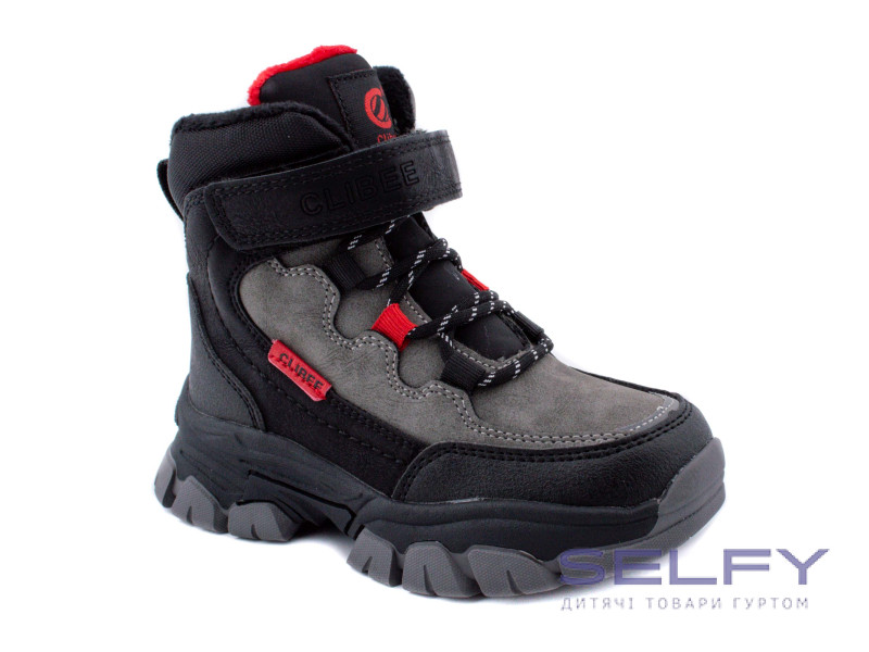 Черевики дитячі Clibee HB364 grey-black 26-31, Фото 1