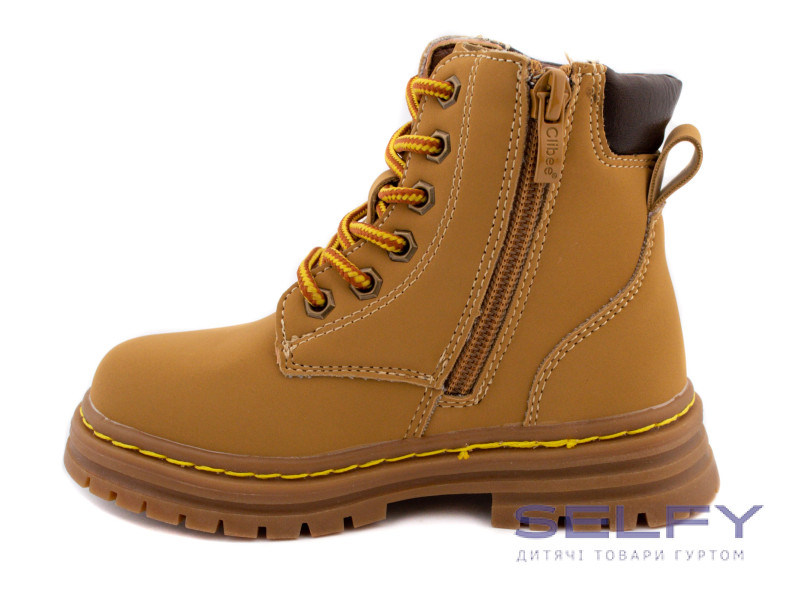 Ботинки детские Clibee KB203 camel-brown 26-31, Фото 3