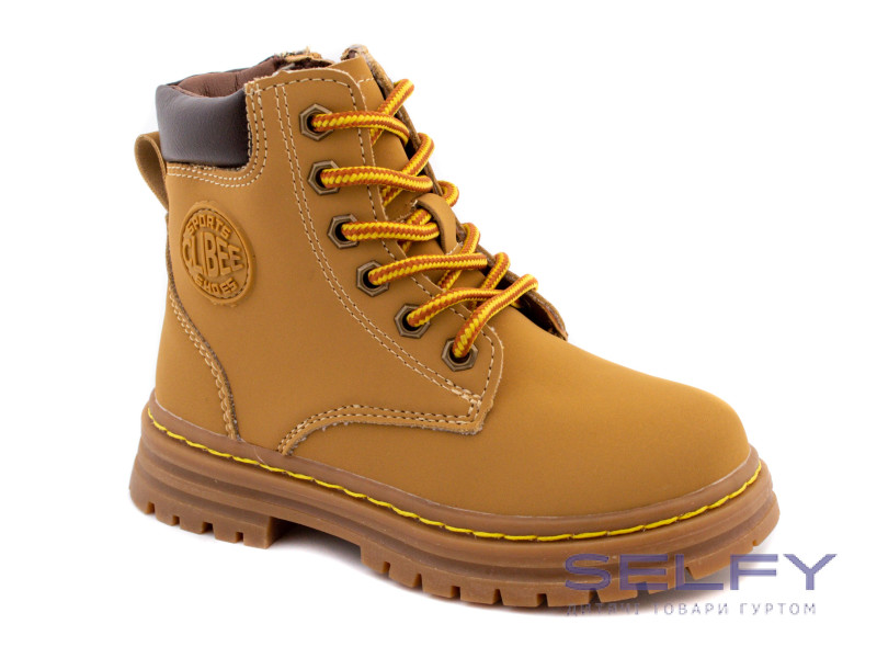 Ботинки детские Clibee KB203 camel-brown 26-31, Фото 1