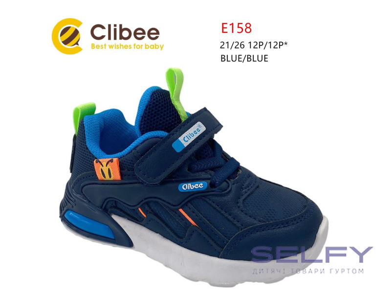 Кроссовки детские Clibee E158 blue-blue 21-26, Фото 1