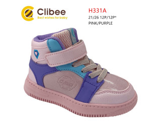Ботинки детские Clibee H331A pink-purple 21-26