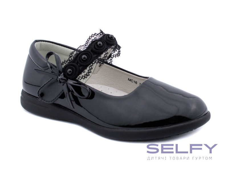 Туфлі дитячі Apawwa MC16 black 32-37, Фото 1