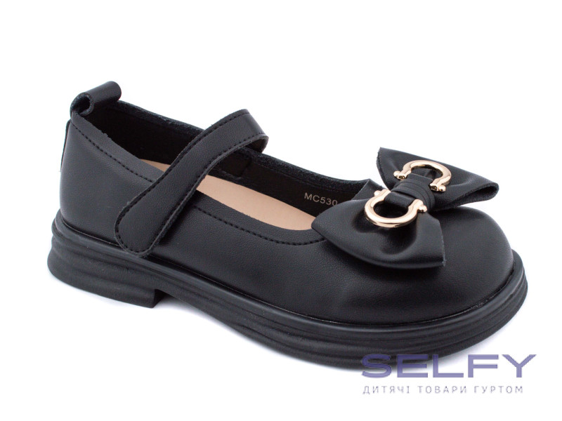 Туфли детские Apawwa MC530 black 32-37, Фото 1