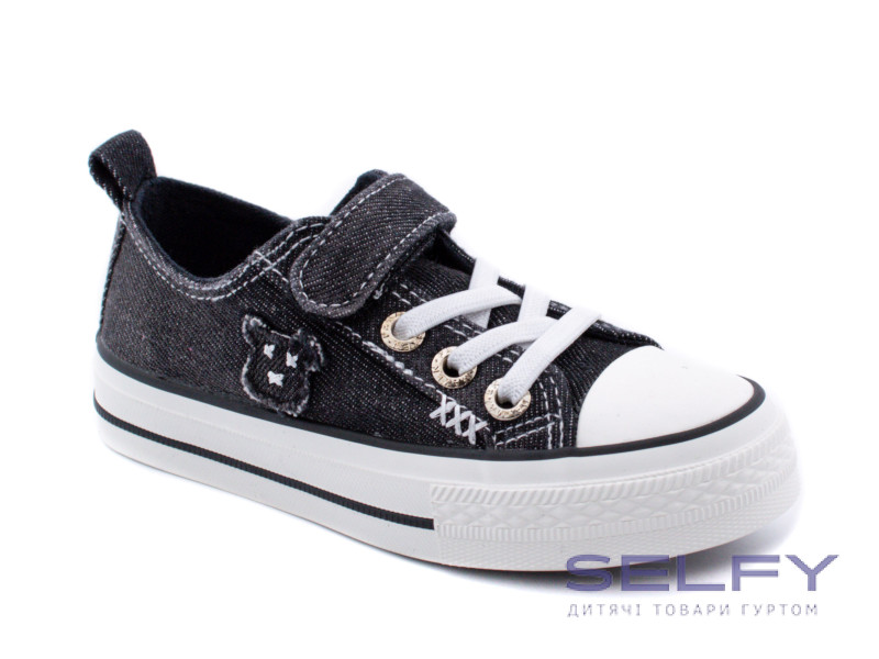 Кеды детские Apawwa RC354 black 26-31, Фото 1