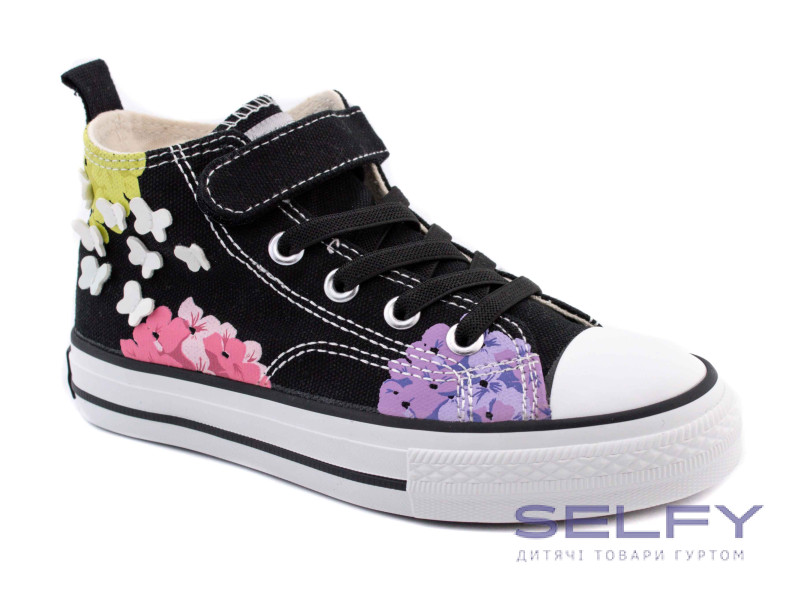 Кеди дитячі Apawwa RC902 black 31-36, Фото 1