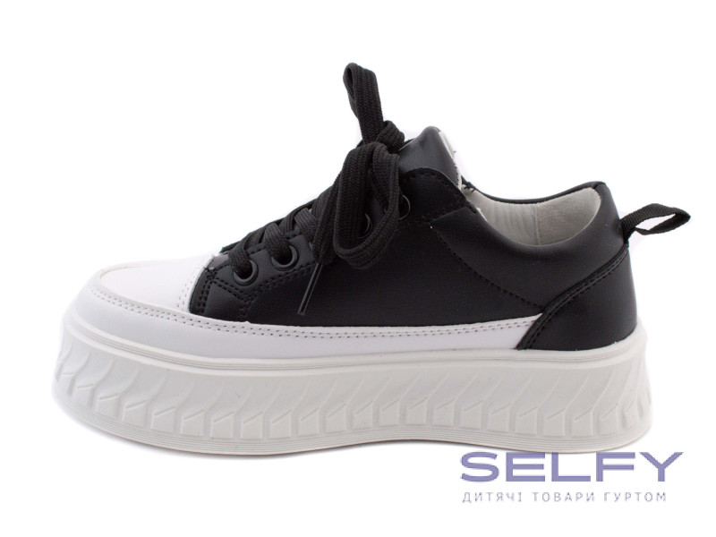Кроссовки детские Apawwa TC816 black/white 31-36, Фото 3