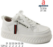 Кроссовки детские Apawwa TC816 white 31-36