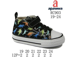 Кеды детские Apawwa RC903 black 19-24