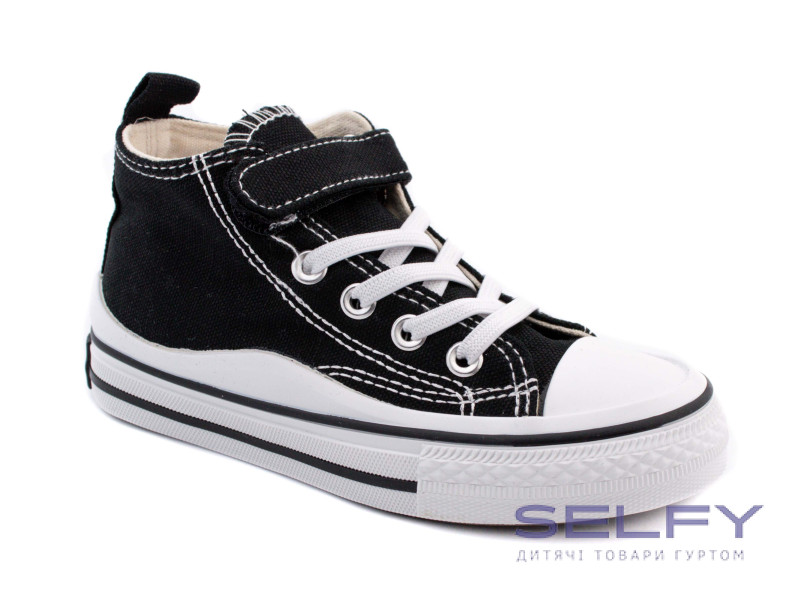 Кеди дитячі Apawwa RC905 black 32-37, Фото 1