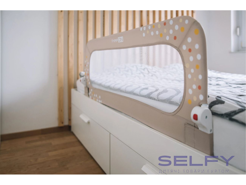 Захисний бортик для ліжка FreeON little dots, beige, Фото 3