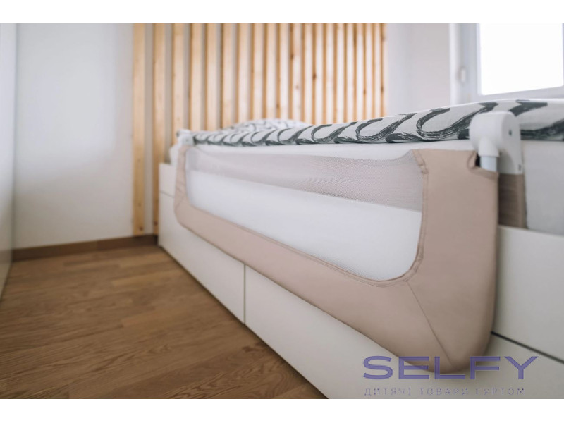 Захисний бортик для ліжка FreeON little dots, beige, Фото 5