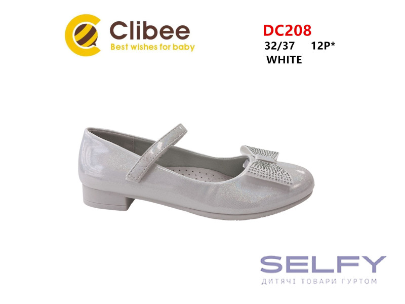 Туфли детские Clibee DC208 white 32-37, Фото 1