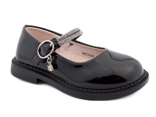 Туфлі дитячі  Apawwa MC540 black 32-37