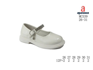 Туфлі дитячі  Apawwa MC539 white 26-31