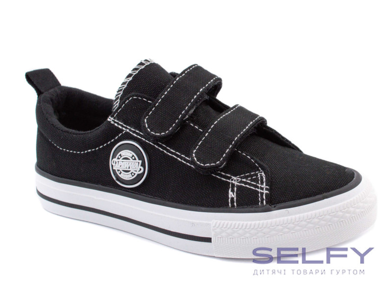 Кеди дитячі Apawwa RC16 black 32-37, Фото 1