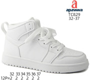 Хайтопи дитячі Apawwa TC829 white 32-37