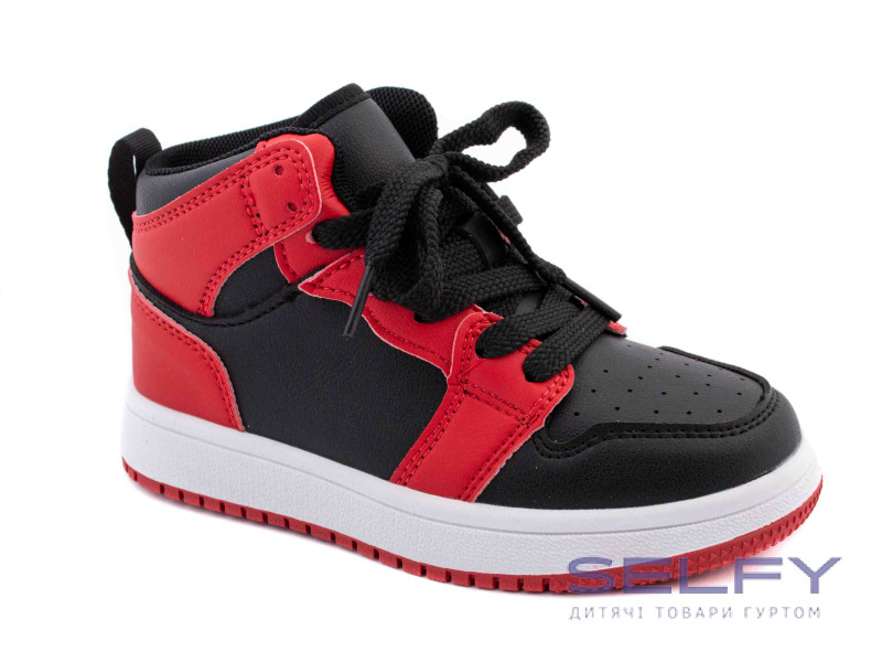 Хайтопи дитячі Apawwa TC828 black-red 26-31, Фото 1