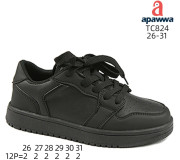 Кросівки дитячі Apawwa TC824 black 26-31