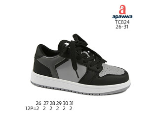 Кросівки дитячі Apawwa TC824 black-grey 26-31