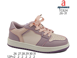 Кроссовки детские Apawwa TC824 pink-purple 26-31