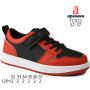 Кроссовки детские Apawwa TC822 black-red 32-37