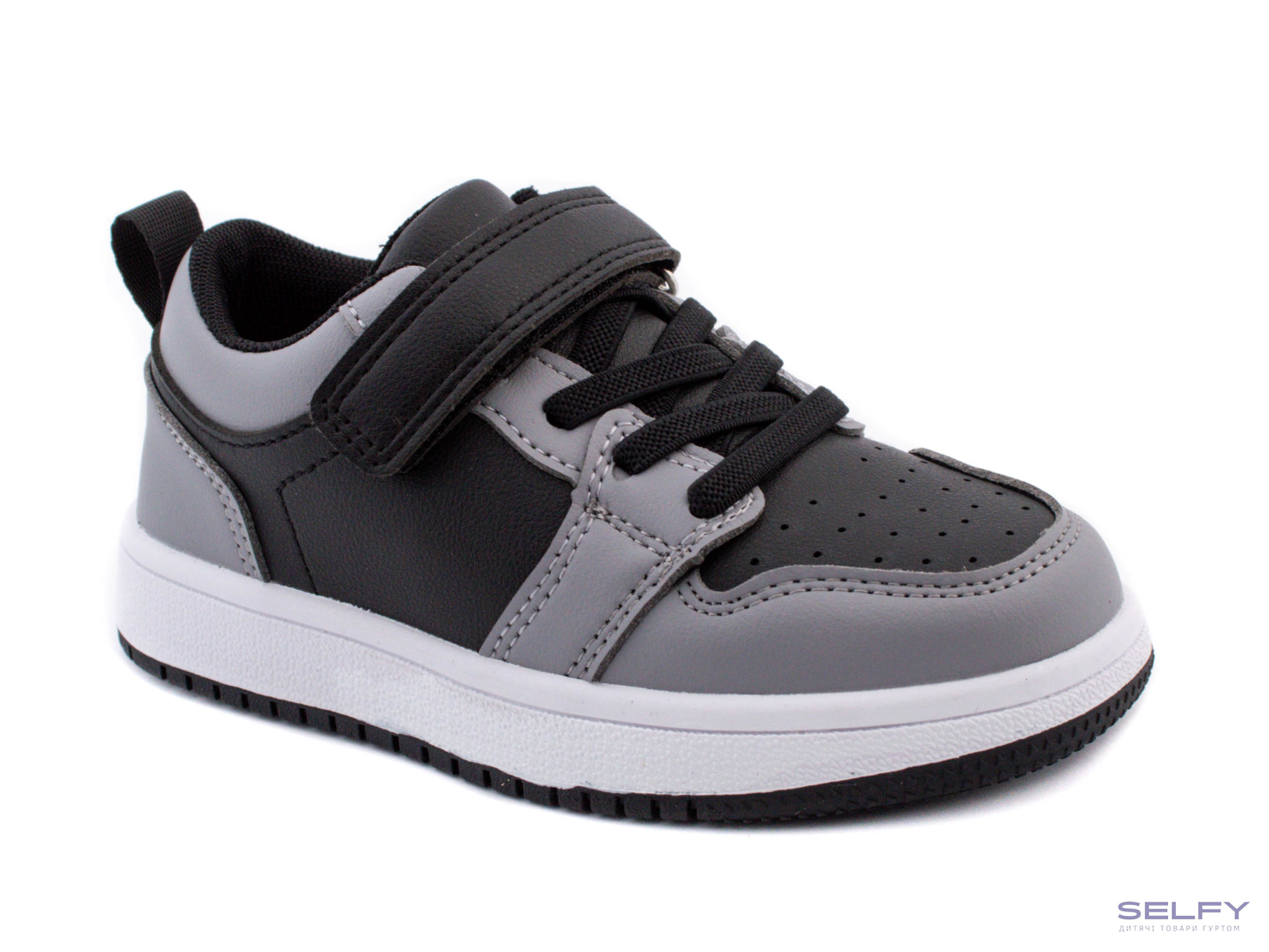 Кросівки дитячі Apawwa TC820 black-grey 20-25, Фото 1