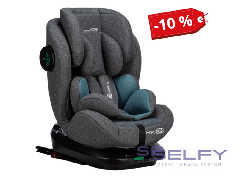 Автокрісло FreeON Ultima, поворотність 360°, i- Size 40 - 150 см, turquoise, Фото 1