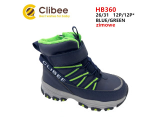 Ботинки детские Clibee HB360 blue-green 26-31