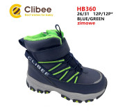 Ботинки детские Clibee HB360 blue-green 26-31