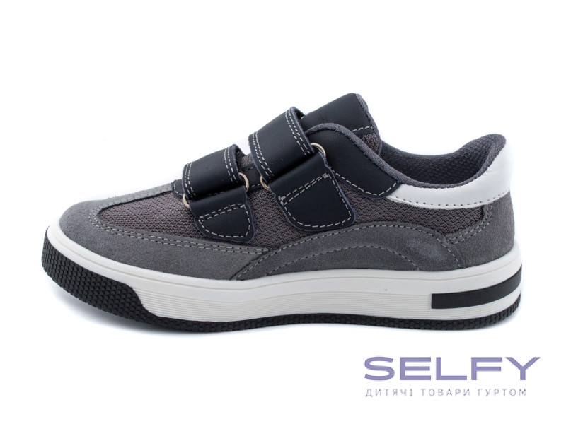 Кросівки Ш-517 A сірий шкіра 29-40, Фото 3