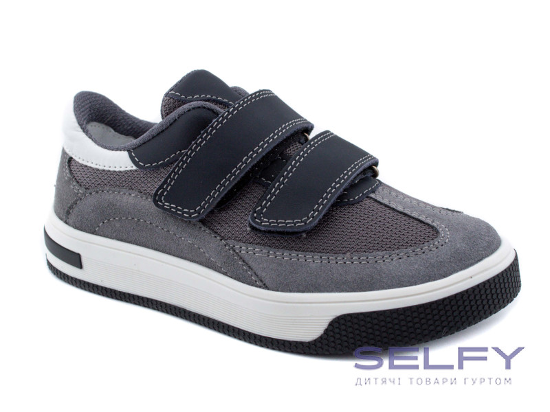 Кросівки Ш-517 A сірий шкіра 29-40, Фото 1