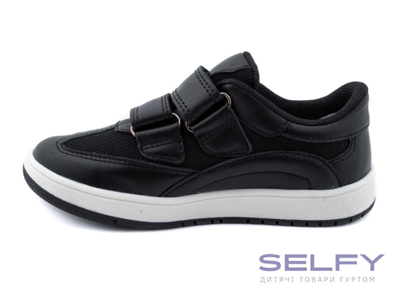 Кроссовки Ш-517 E черная кожа 29-40, Фото 3