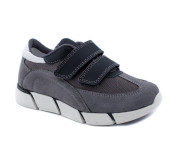 Кроссовки Ш-517 С серый замша 29-40