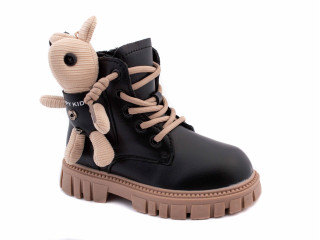 Черевики дитячі Apawwa ND740 black-pink 26-31