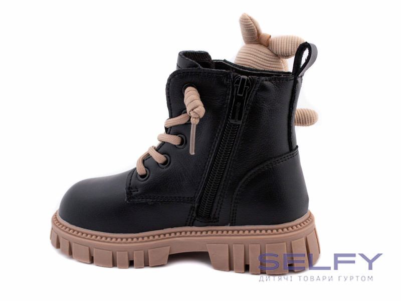 Черевики дитячі Apawwa ND740 black-pink 26-31, Фото 3